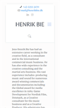 Mobile Screenshot of henrikbie.dk